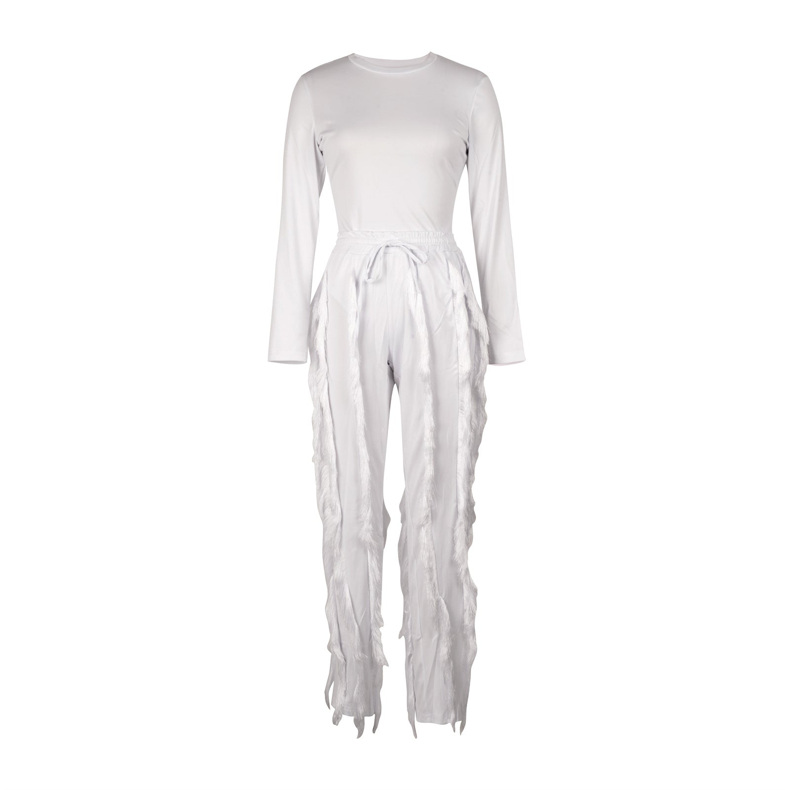 Fringe Trim Sportswear Set