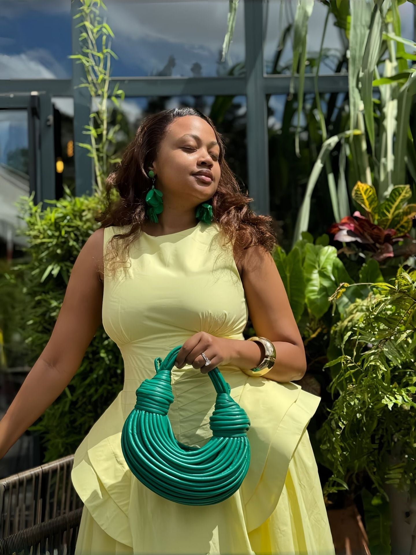 African Solid Patchwork Maxi Dress for Summer Casual