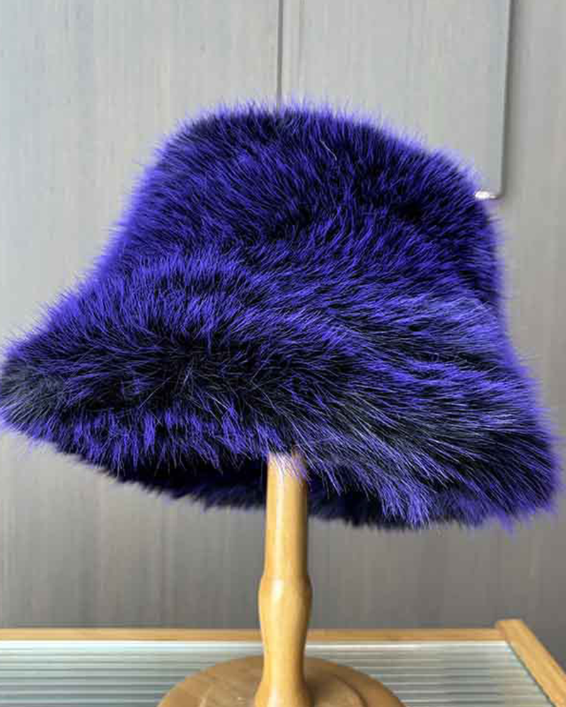 Winter Whisper Hat PurpleBlack