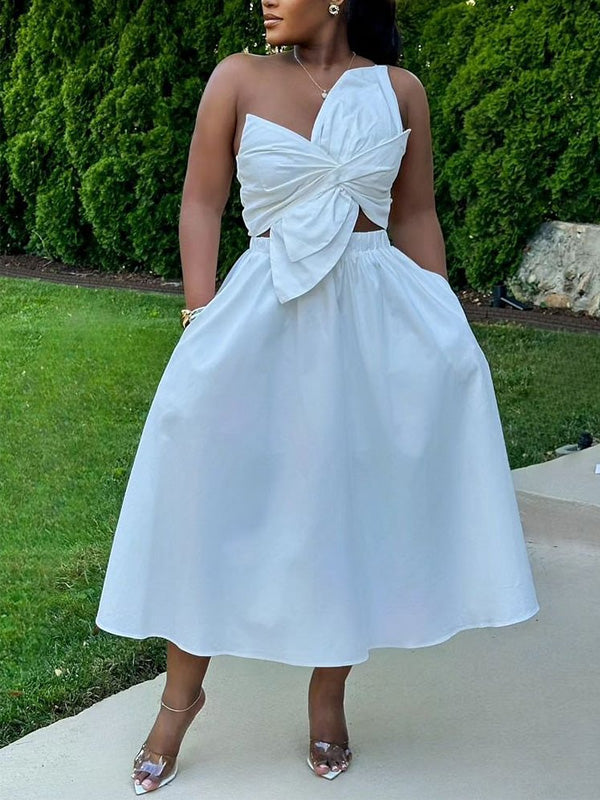 Robe fleurie découpée Indiebeautie