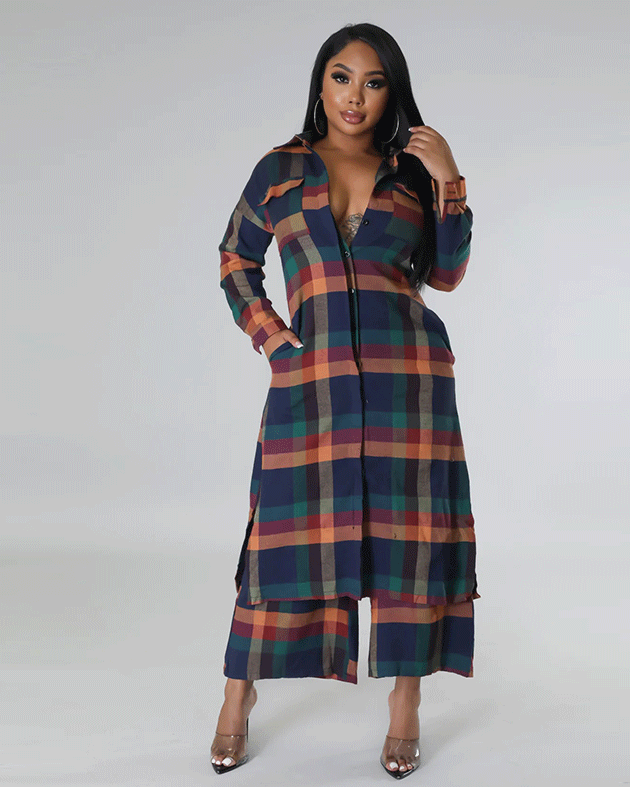 ELLINA CHECK SET 2XL