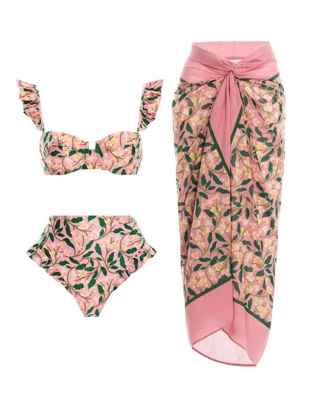Cabana Girl Skirt Set Pink