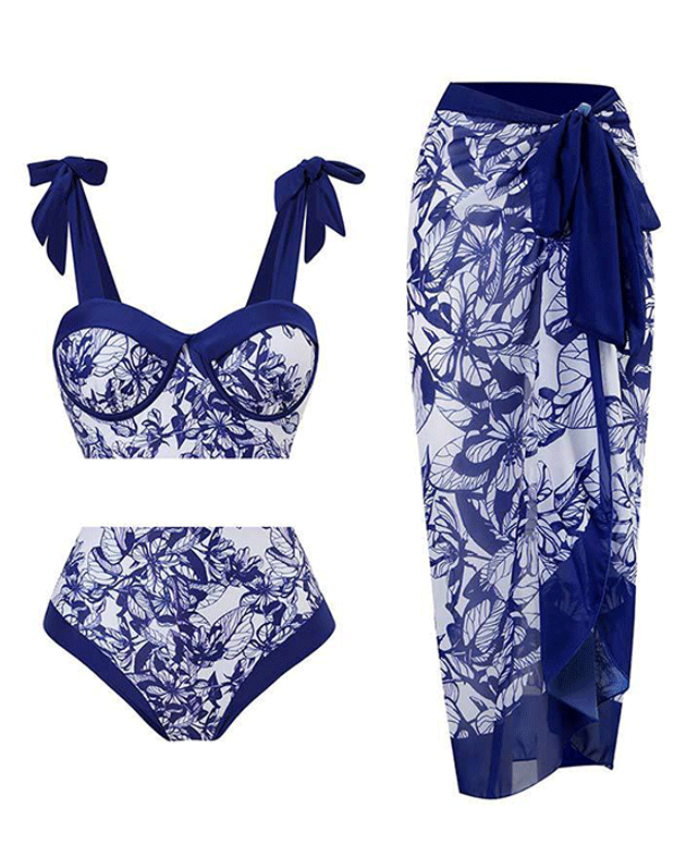 Cabana Girl Skirt Set Dark Blue