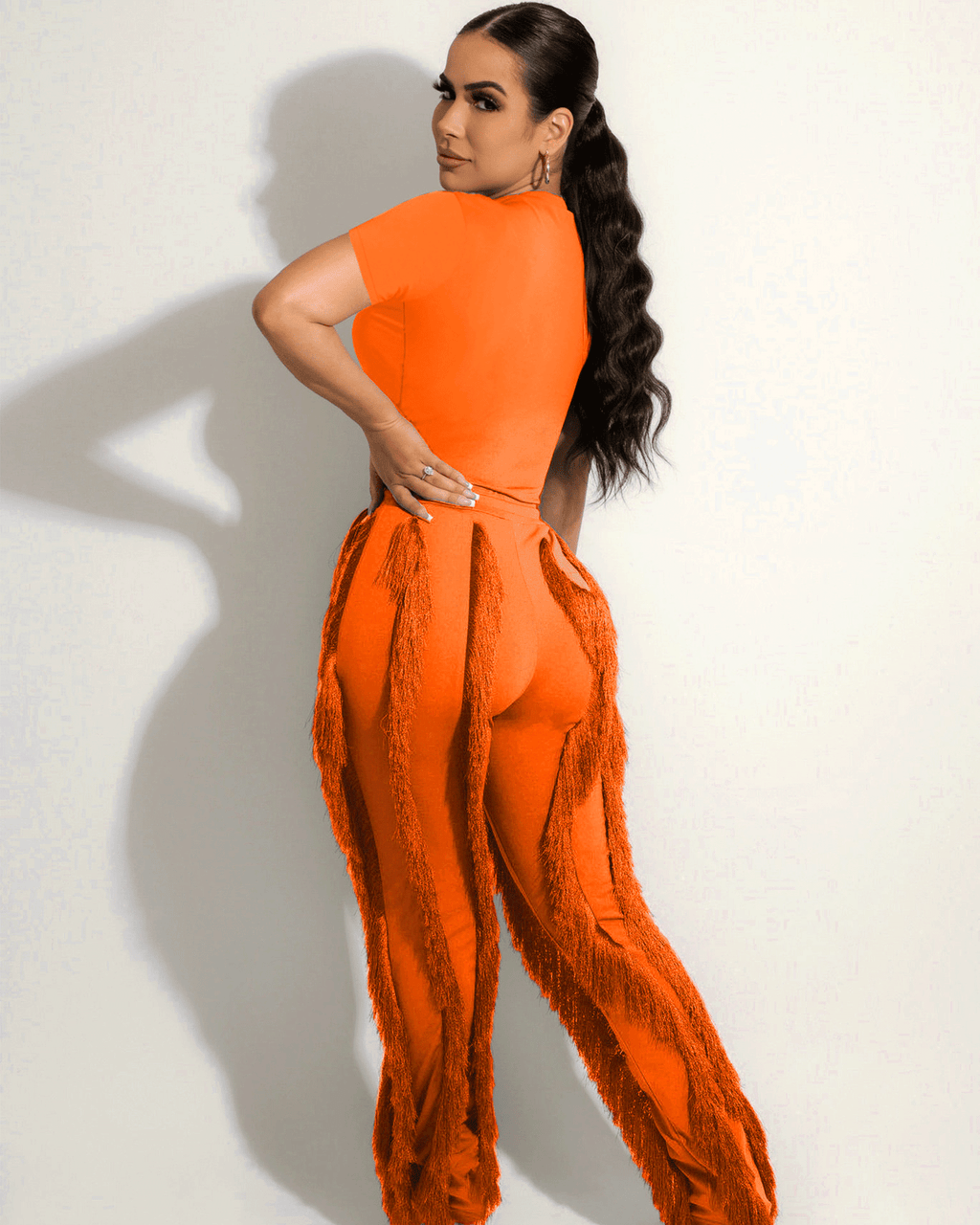 FRINGE PANT SET