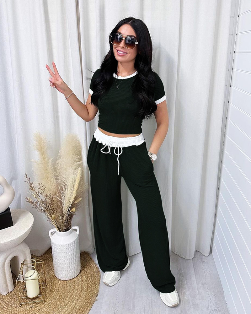 Remember Me Pant Set Black