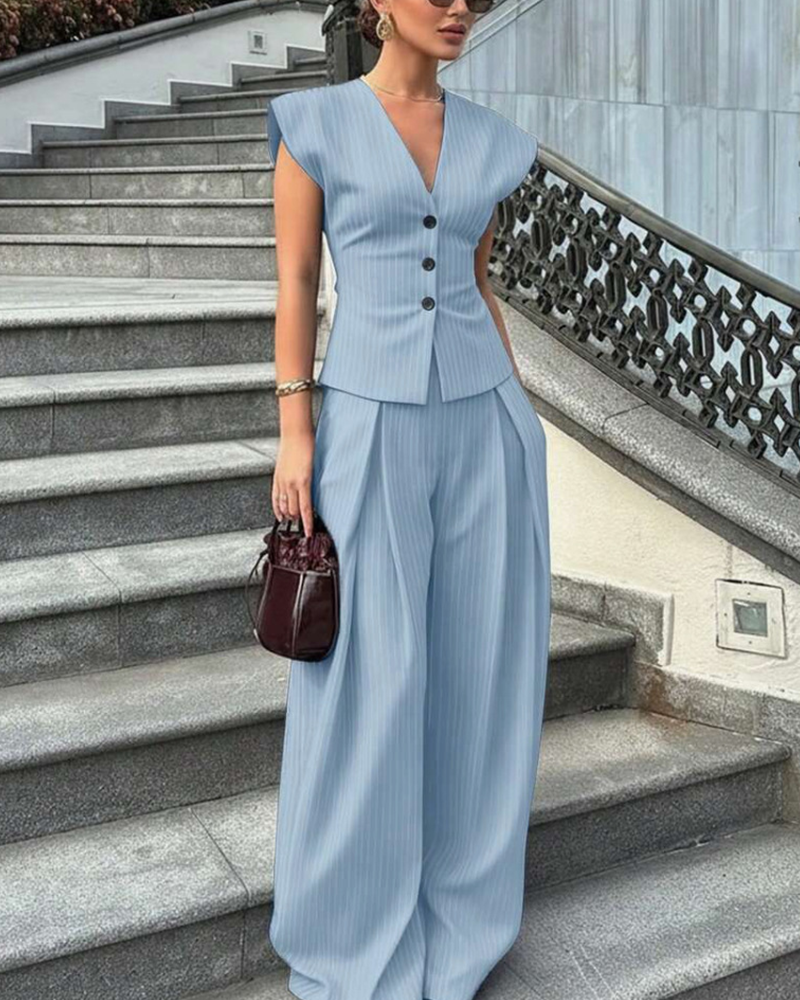 Confident Line Stripe Set