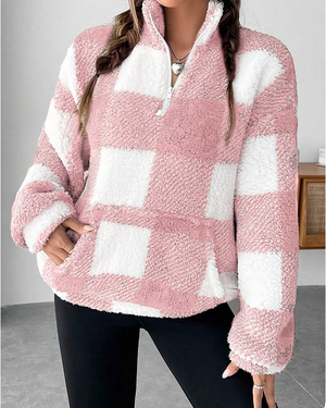 Plaid Mood Sweatshirt