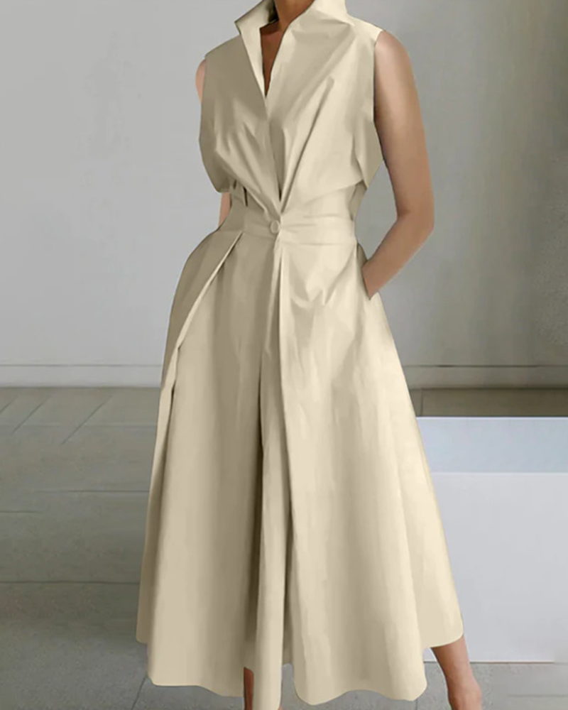 Pretty Women Dress Beige