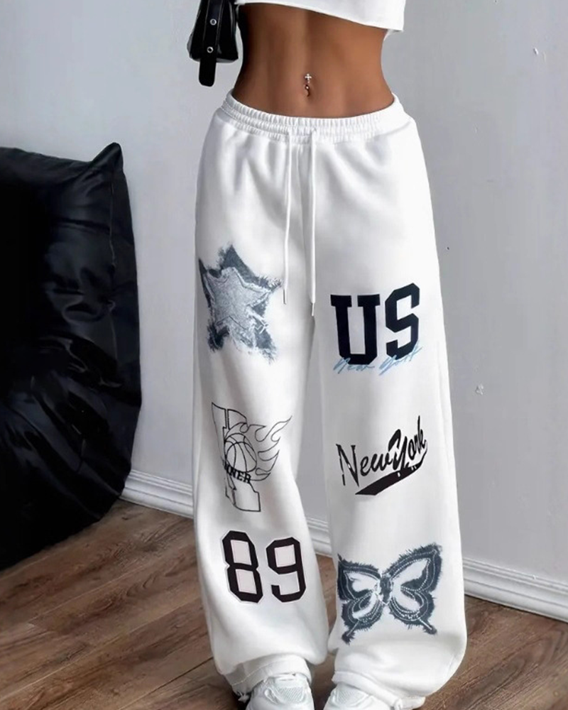 Street Muse Graphic Pants