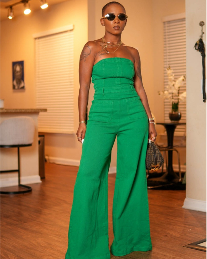 Sleek Moves Only Jumpsuit Green S