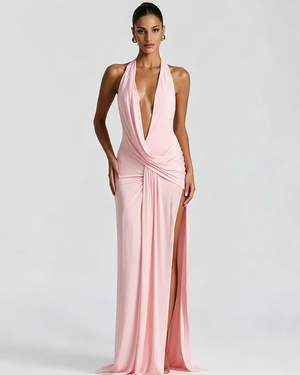 Open Back Elegance Maxi Dress