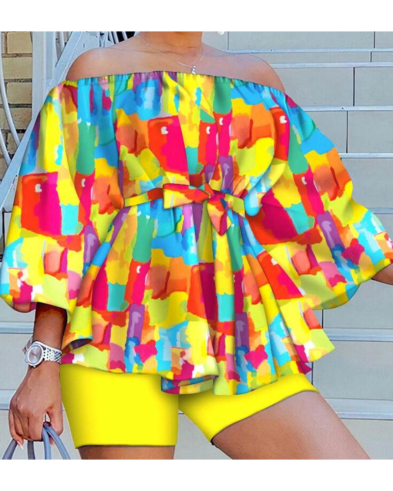 COCO SHORT SET YELLOW