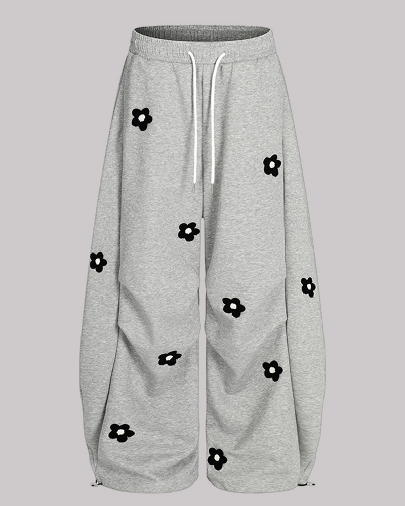 DailyGarden Embroidery Sweatpants