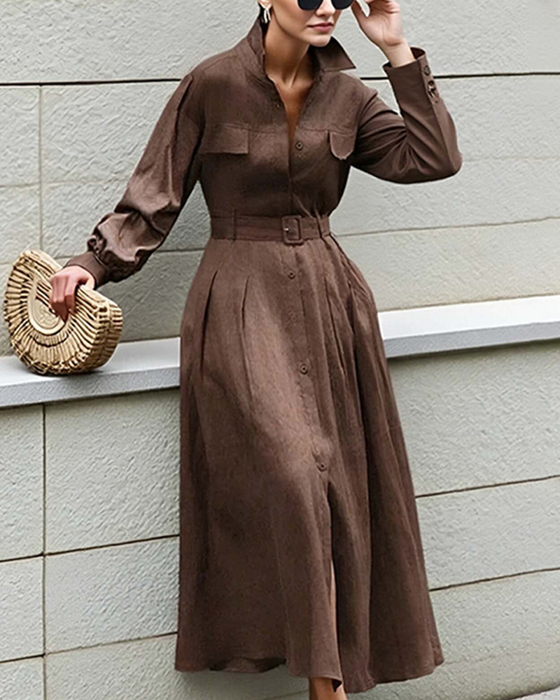 Blissful Days Shirt Dress