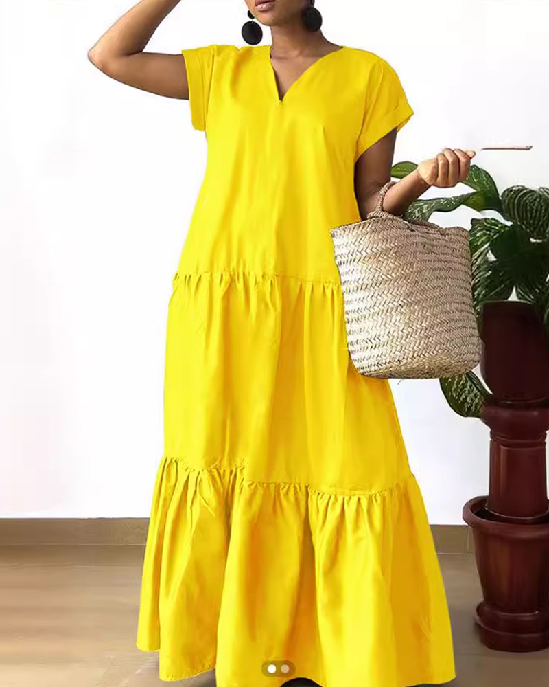 New Day Maxi Dress Yellow