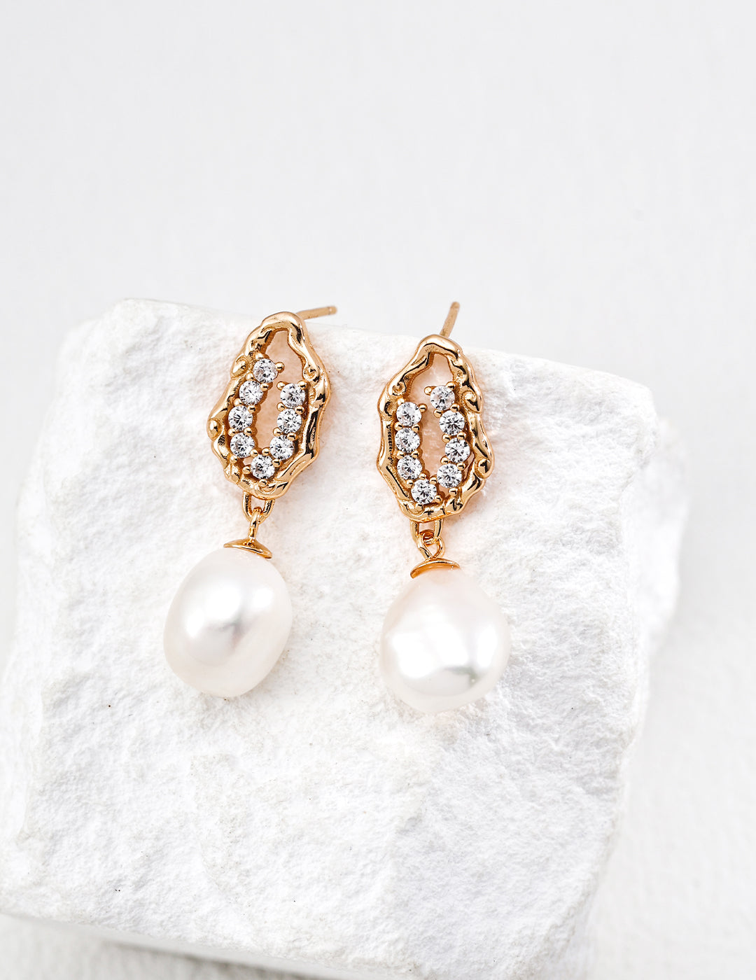 River of Love Zirconia Earrings