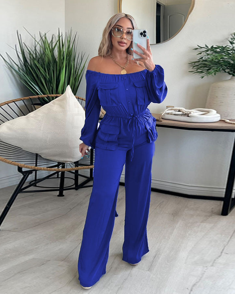 Ella Jumpsuit Blue