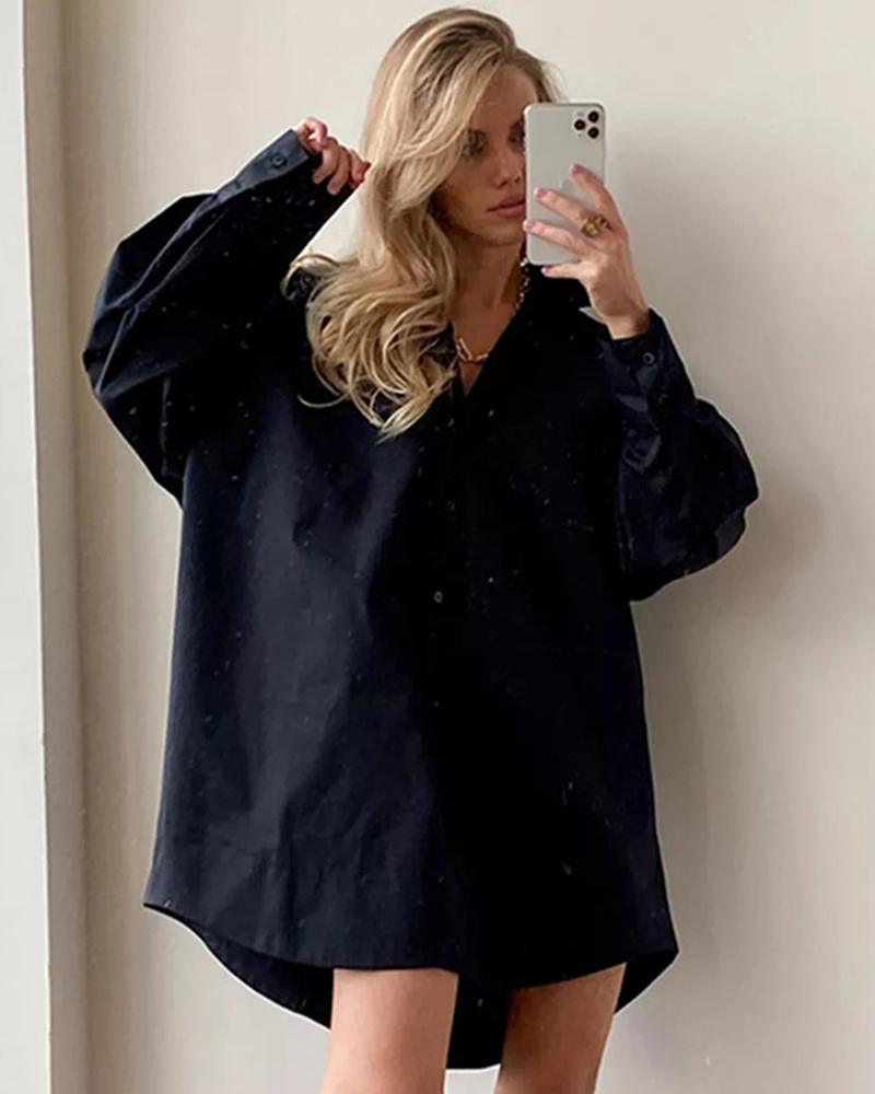 Effortlessly Feminine Vibes Shirt Black