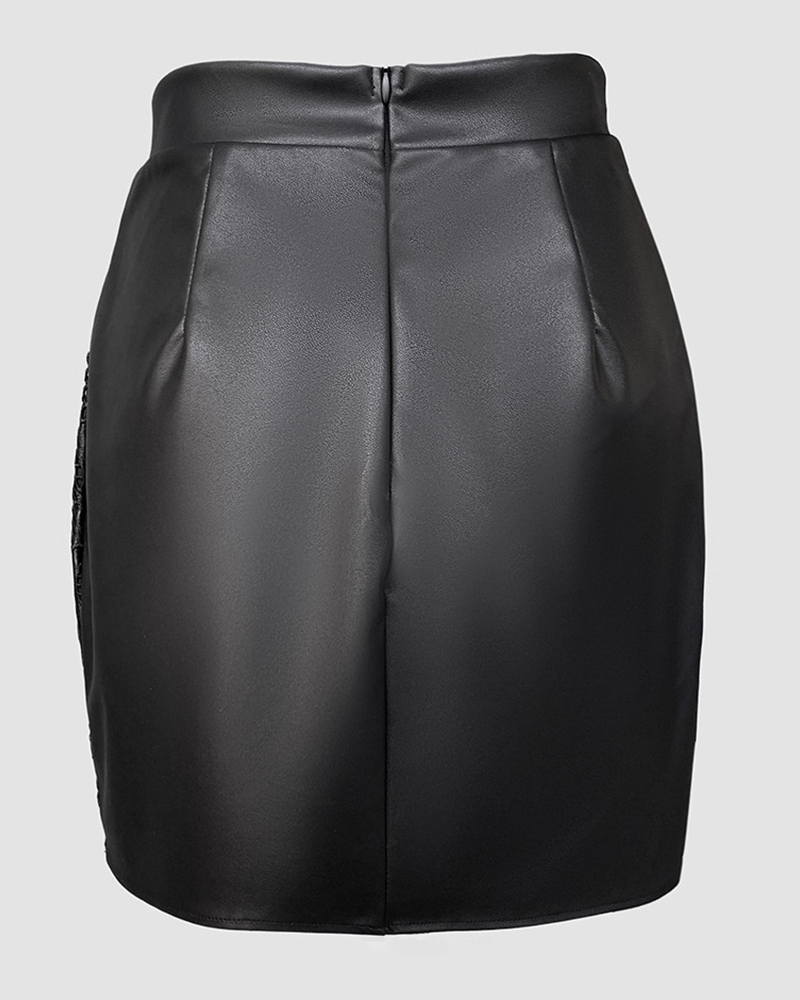 Zip & Shine Skirt