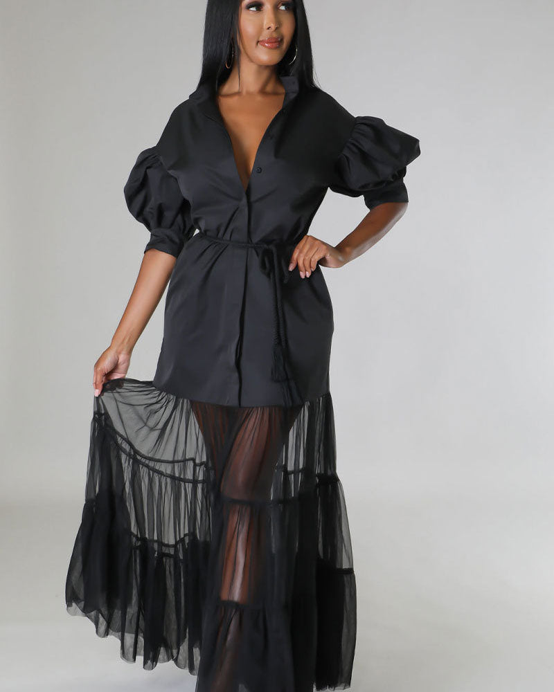 Be A Lady Dress BLACK