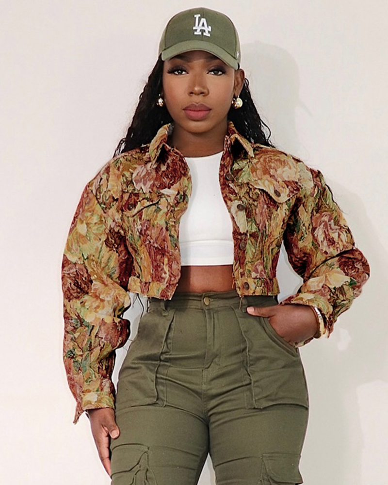 Pattern Play Cropped Jacket