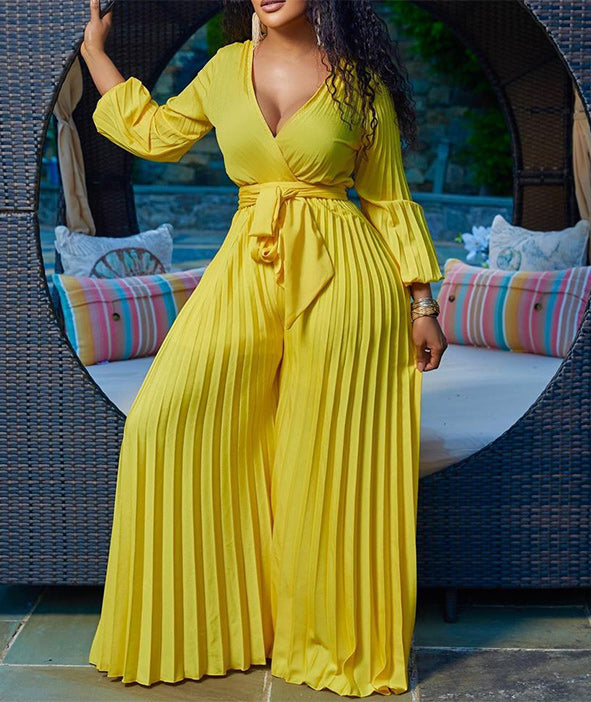 After Sunset Jumpsuit Yellow