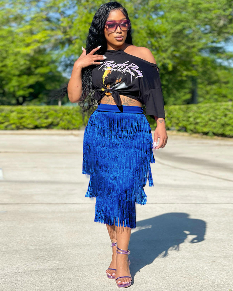 Just Dance Skirt BLUE