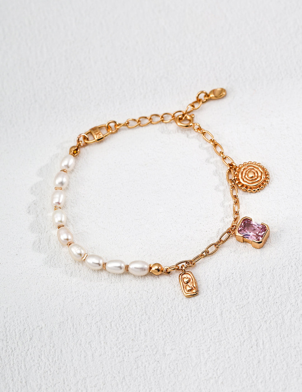 Vintage Pink Sweetheart Bracelet