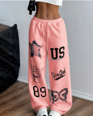Street Muse Graphic Pants