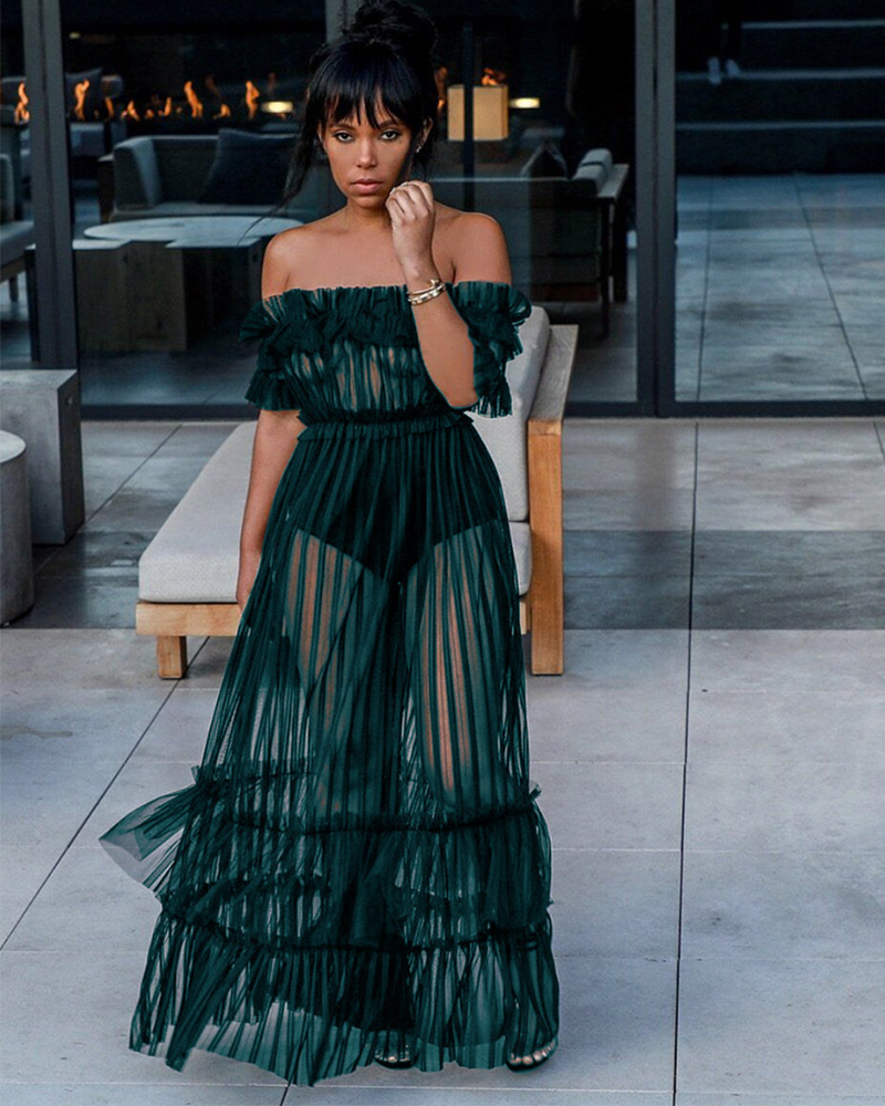 Latest Lover Dress DarkGreen