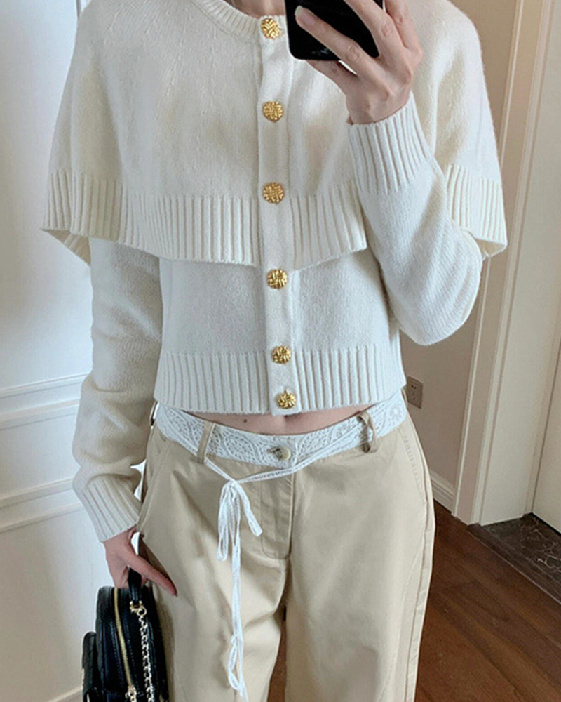 Cozy Cape Sweater