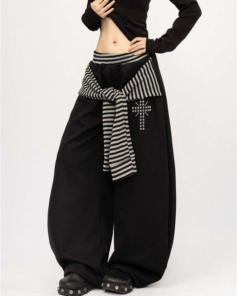 Vintage Stripe Drift Pants