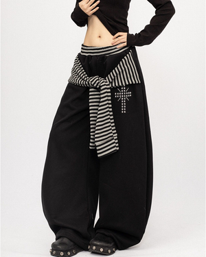 Vintage Stripe Drift Pants