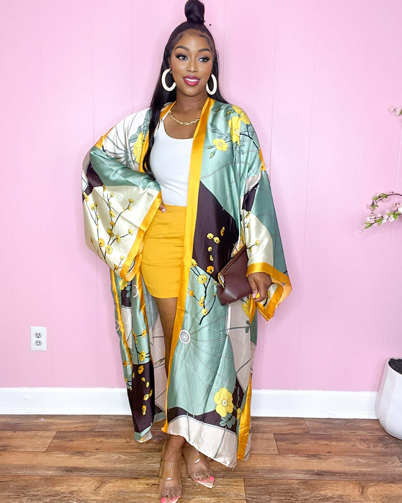 Winner Kimono Yellow_Blue1071 ONESIZE