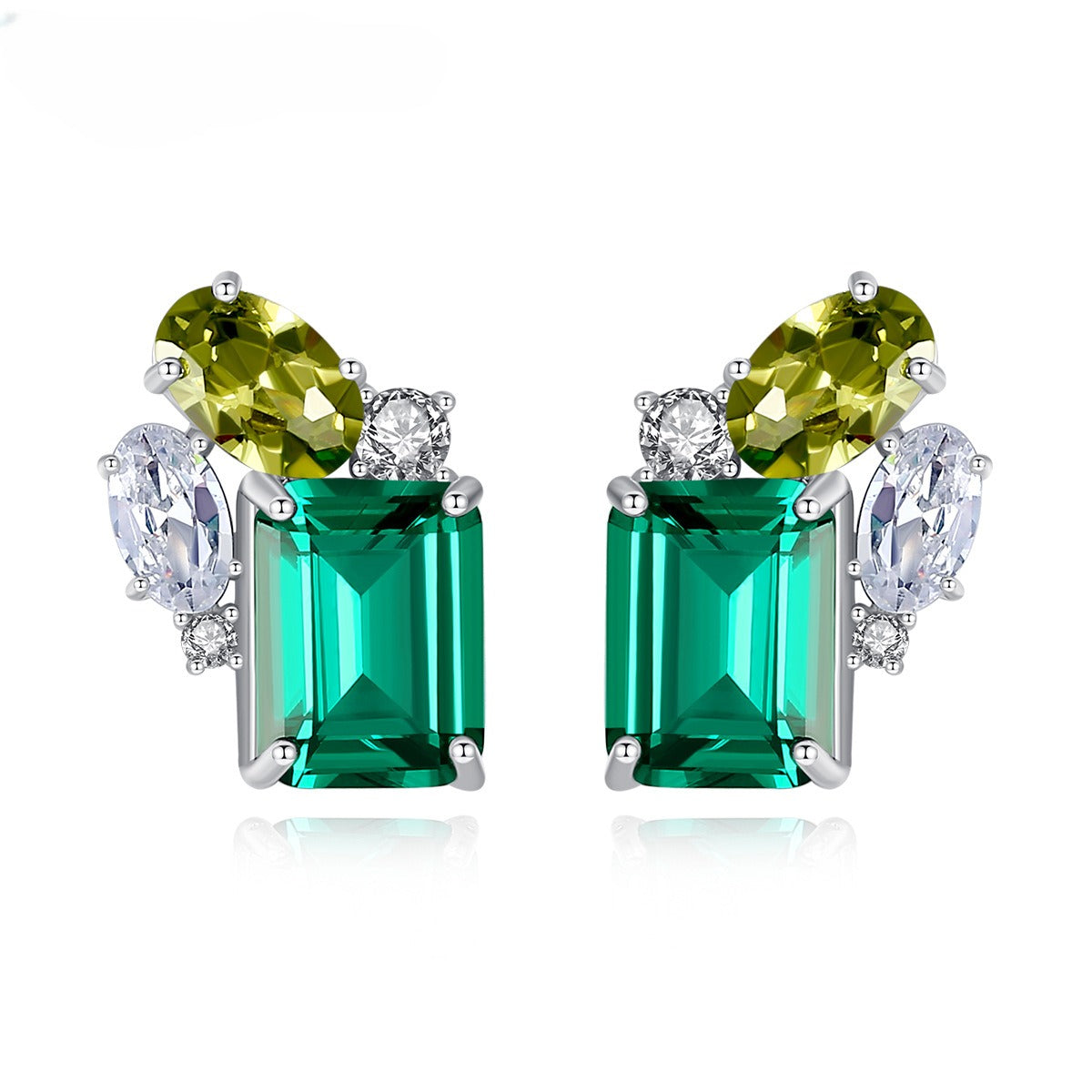 Emerald Gemstone Earrings