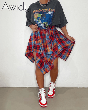 Tiffany Plaid Skirt Plaid37