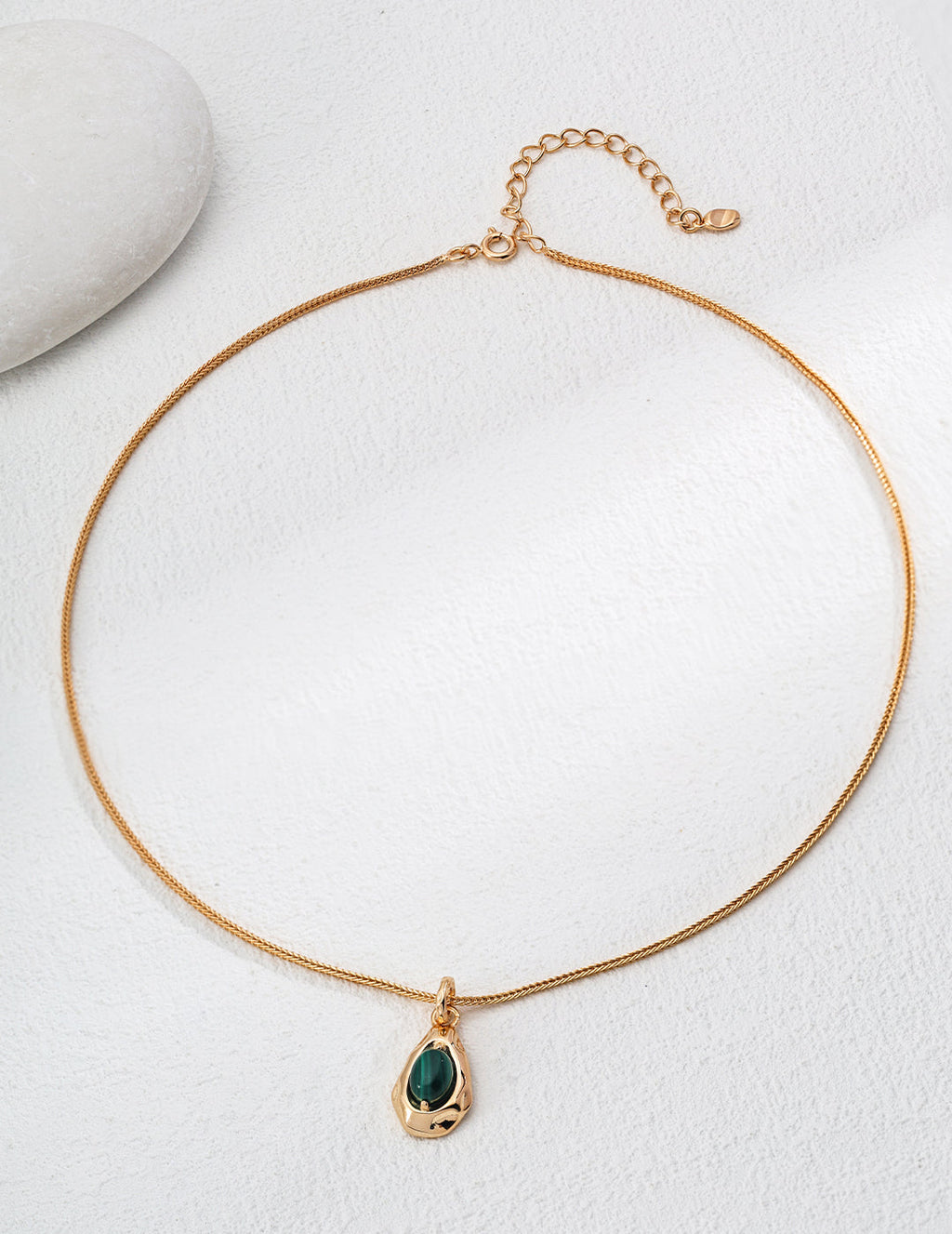 Eye of the Earth Natural Crystal Pendant Necklace