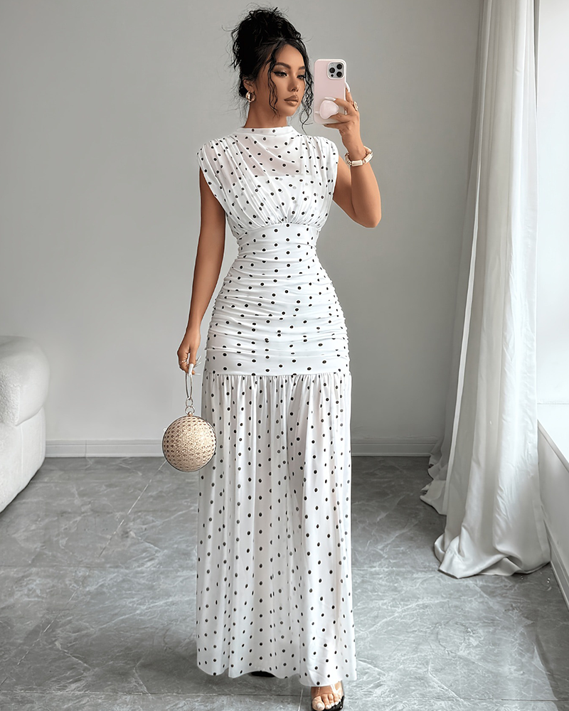 Polka Muse Maxi Dress