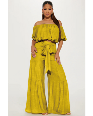 Take Me On A Vacay Pant Set