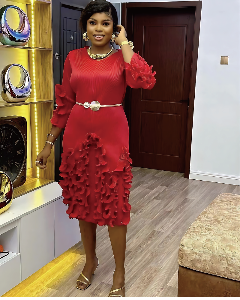 Karalynn Dress Red One Size Fits up to 3XL