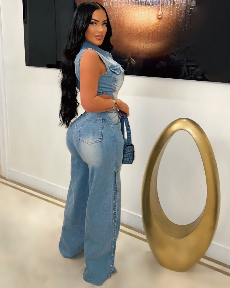 Sharlene Denim Jumpsuit