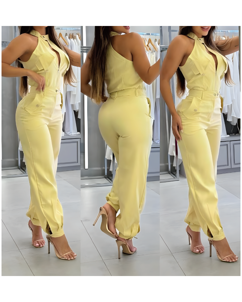 Simone Days Pant Set Yellow