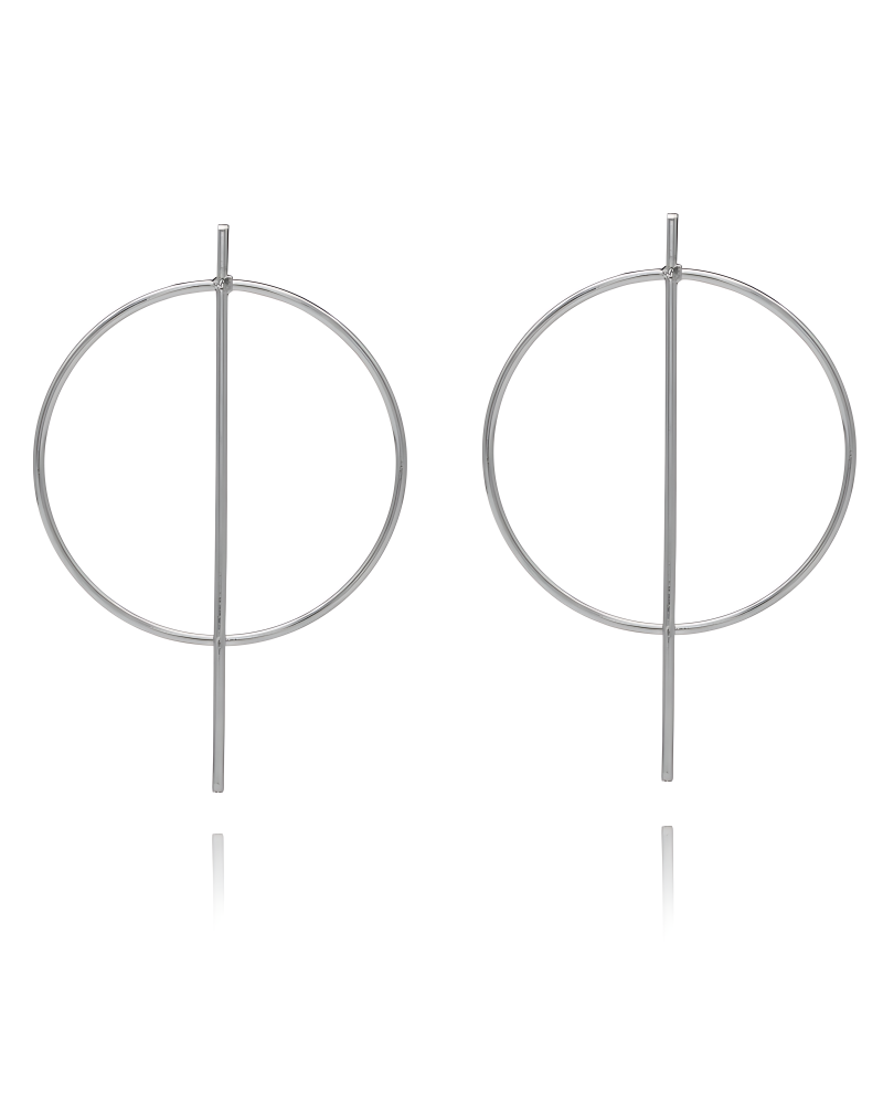 Radius Earrings Silver