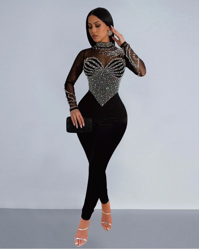 Hypnotize Them Jumpsuit Black