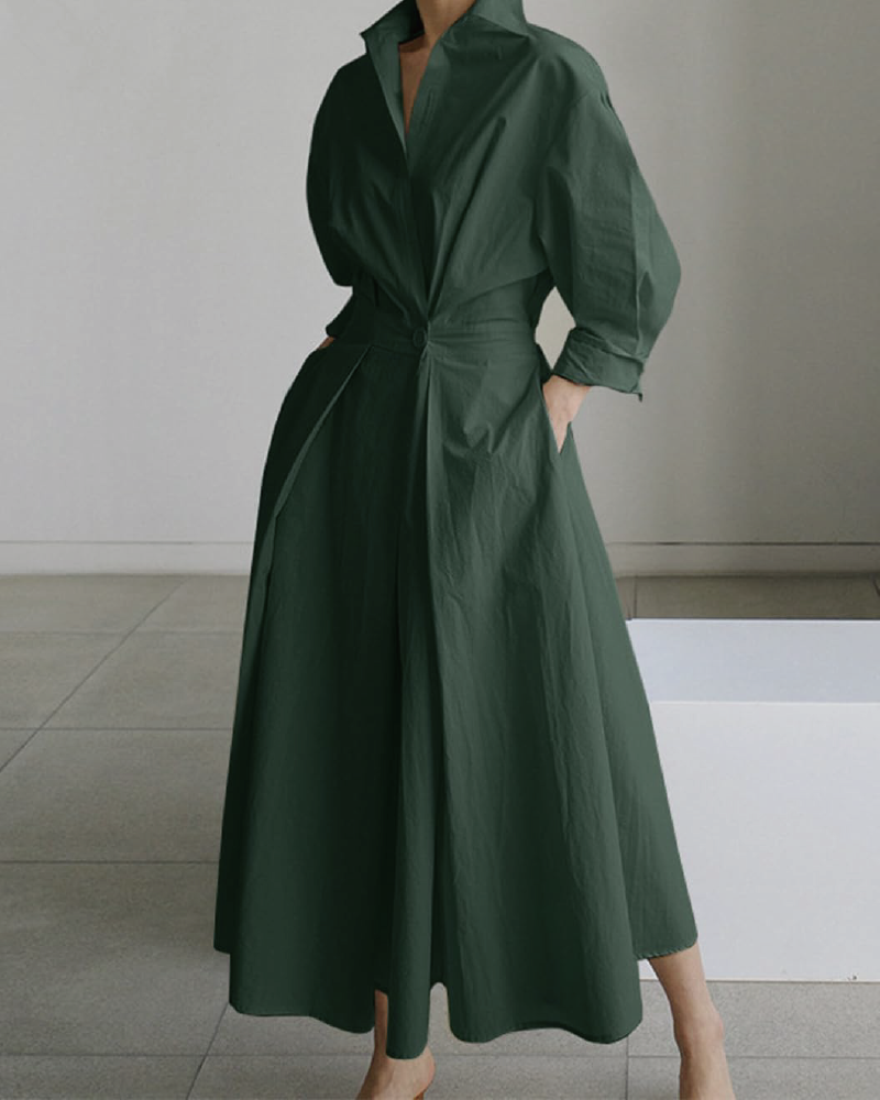 CLASSY SASSY DRESS Green