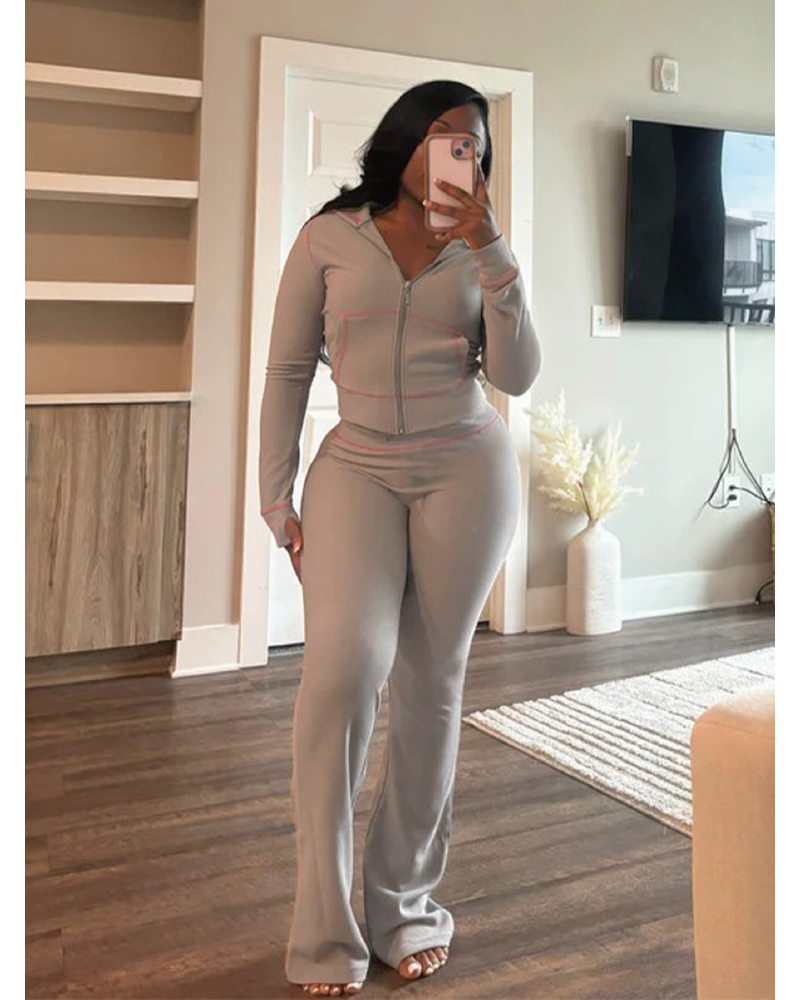 Sunny D Tracksuit Gray
