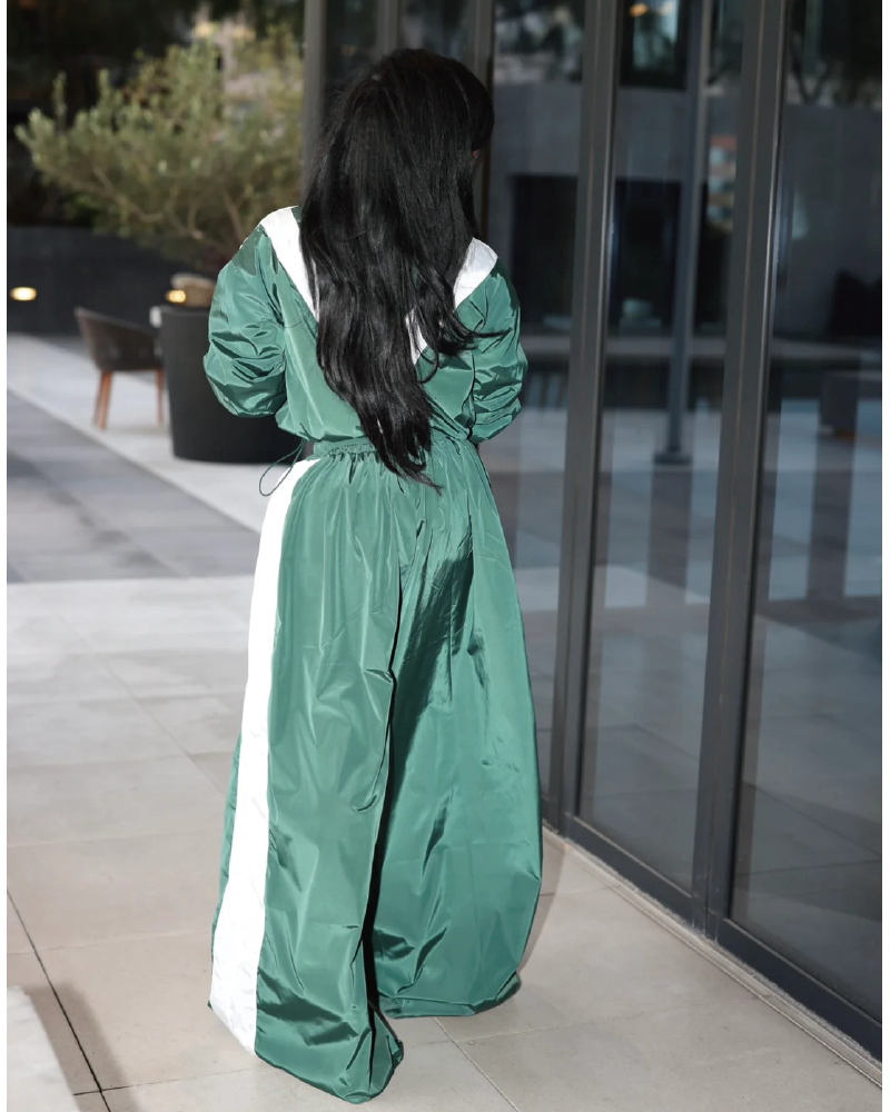 Chill Day Wide-Leg Windbreaker Set