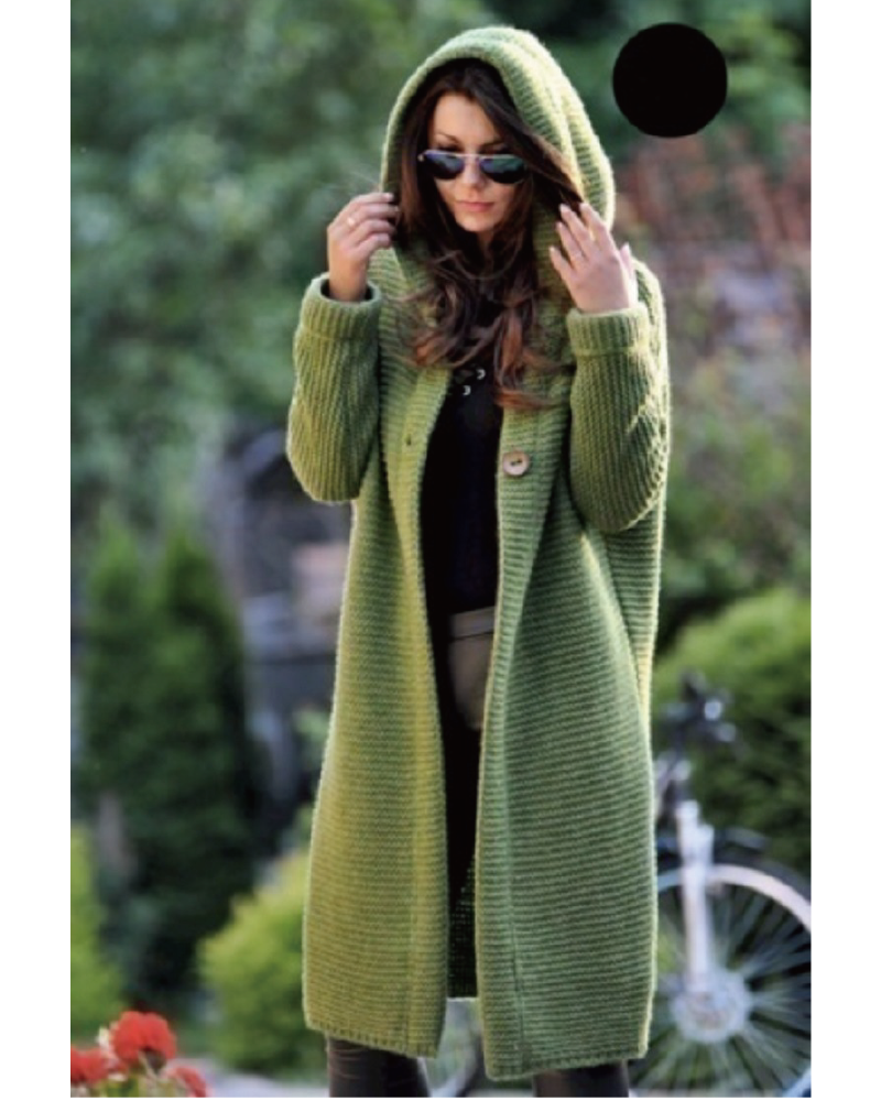 Keep It Chill Sweater Cardigan Green