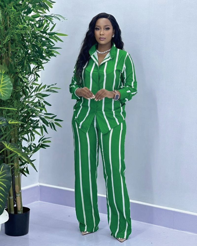 Carmila Pant Set Green