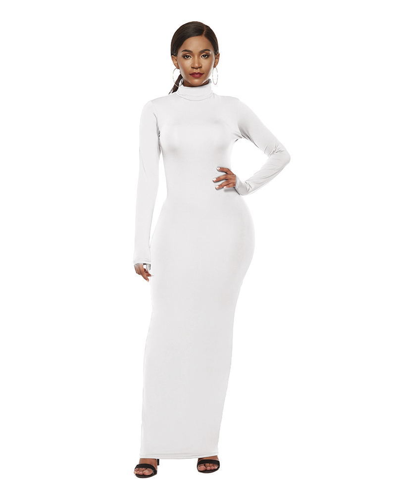 Trophy Wife Bodycon Maxi Dress White